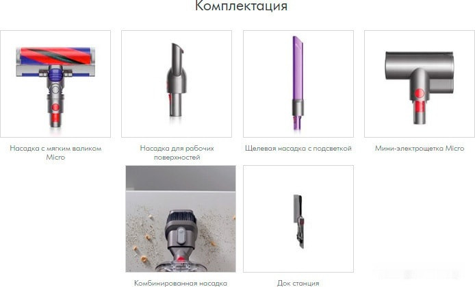 Пылесос Dyson Micro (серебристый)