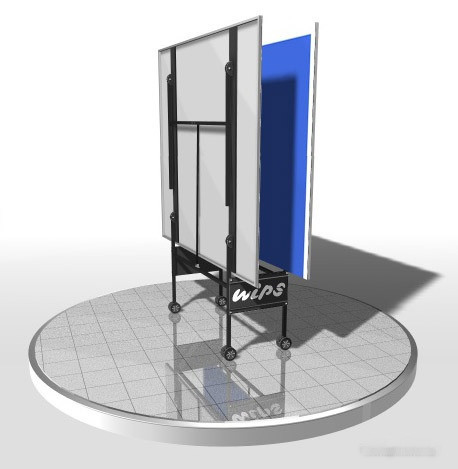 Теннисный стол Wips Roller Outdoor Composite (синий)