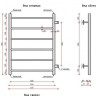 Полотенцесушитель Ростела Виктория 500х700/6 1" (Ral 9016, боковое подключение) Полотенцесушитель Ростела Виктория 500х700/6 1" (Ral 9016, боковое подключение)
