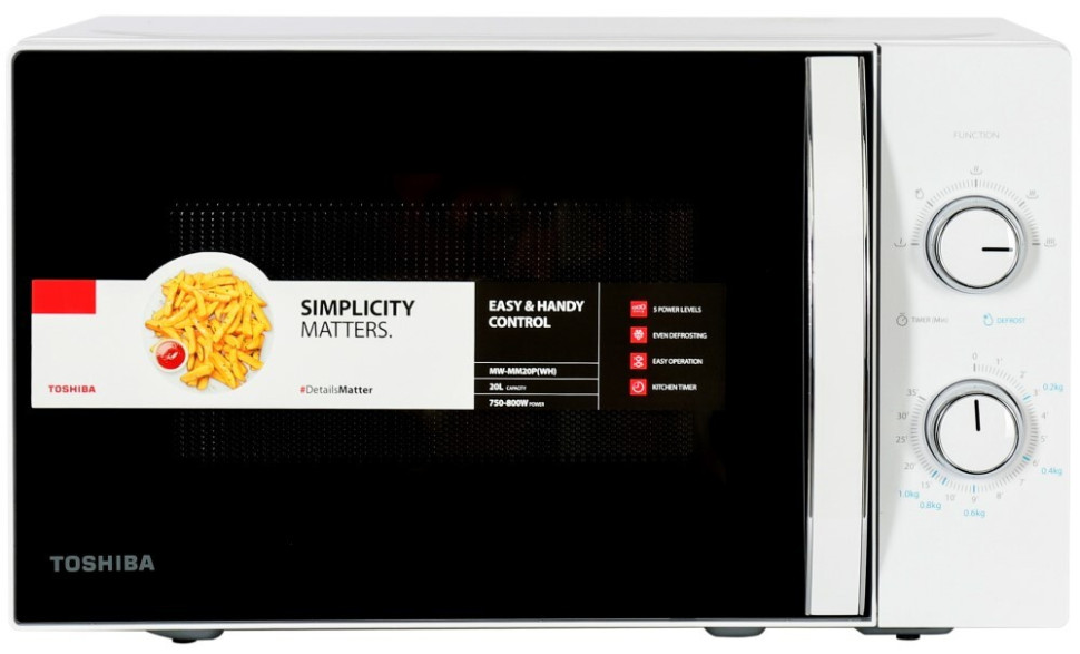 Микроволновая печь Toshiba MW-MM20P (белый)
