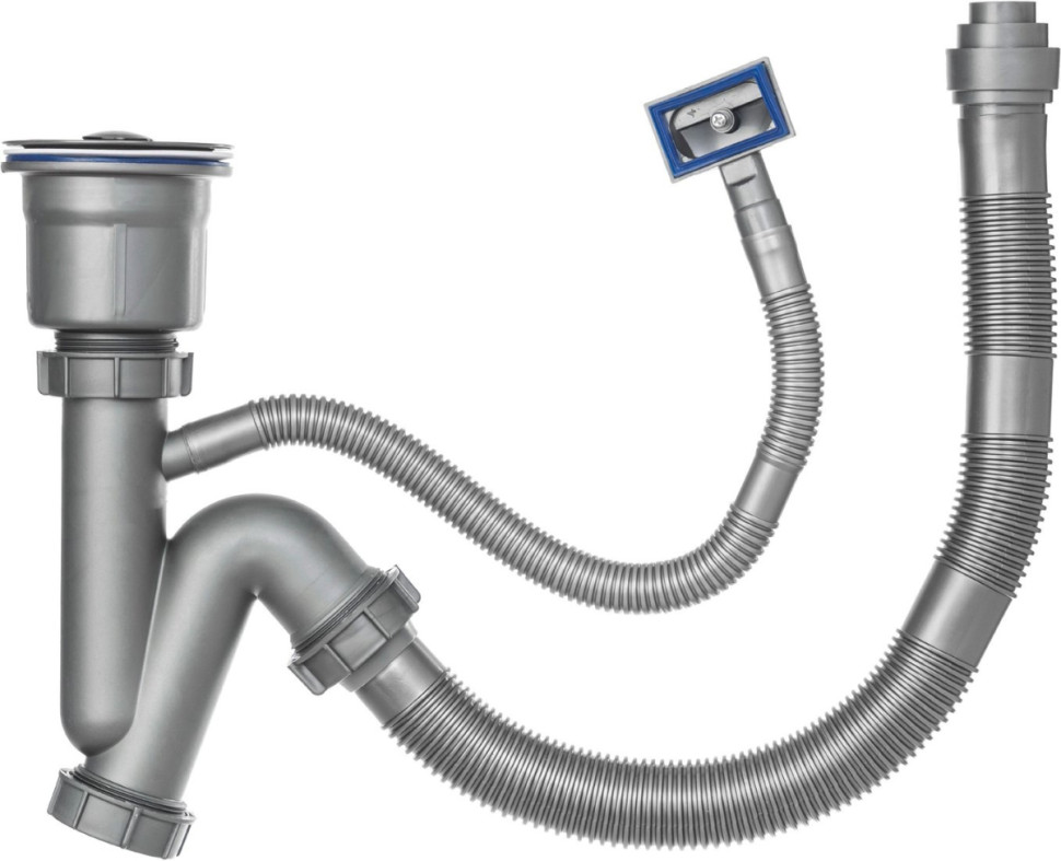 Кухонная мойка Saniteco 6045 + Spike F9S07000 (хром, с сифоном, дозатором и коландером) Кухонная мойка Saniteco 6045 + Spike F9S07000 (хром, с сифоном, дозатором и коландером)