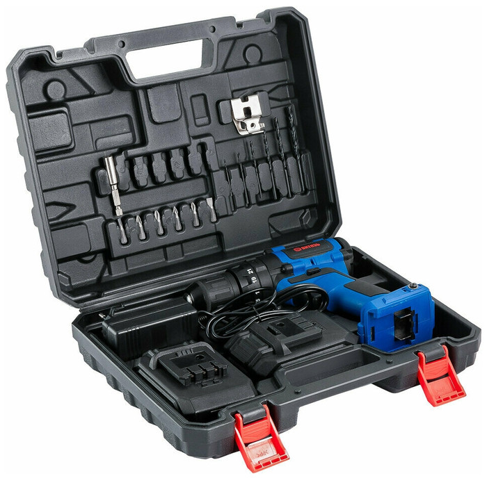 Ударная дрель-шуруповерт Витязь ДА-418-2 (с 2-мя АКБ, кейс) Ударная дрель-шуруповерт Витязь ДА-418-2 (с 2-мя АКБ, кейс)