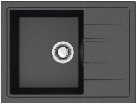 Кухонная мойка Berge BR-5850 + смеситель AM.PM Like F8007122 (черный)