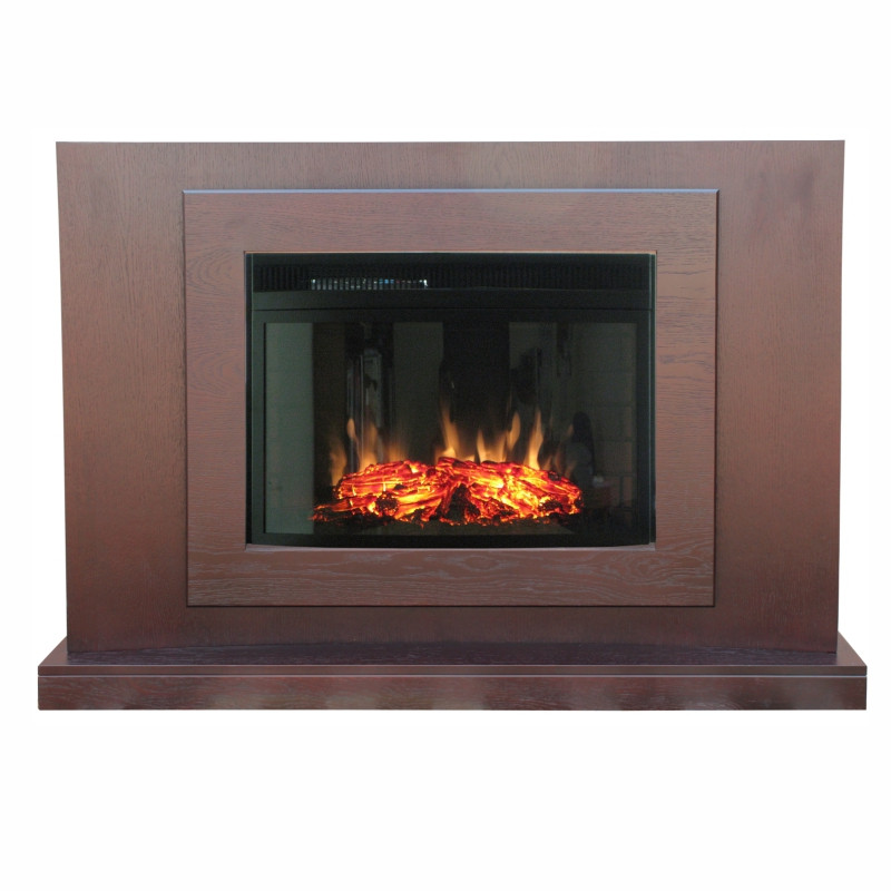 Камин Smolcom Lucca FS25 (махагон коричневый антик)