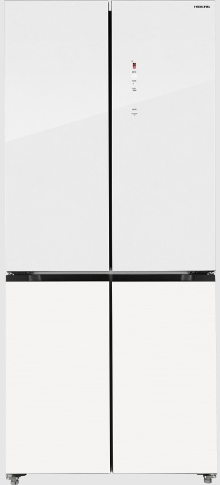 Четырёхдверный холодильник HIBERG RFQ-600DX NFGW Inverter