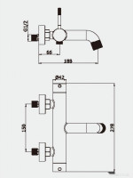 Смеситель Vieir V403531-S