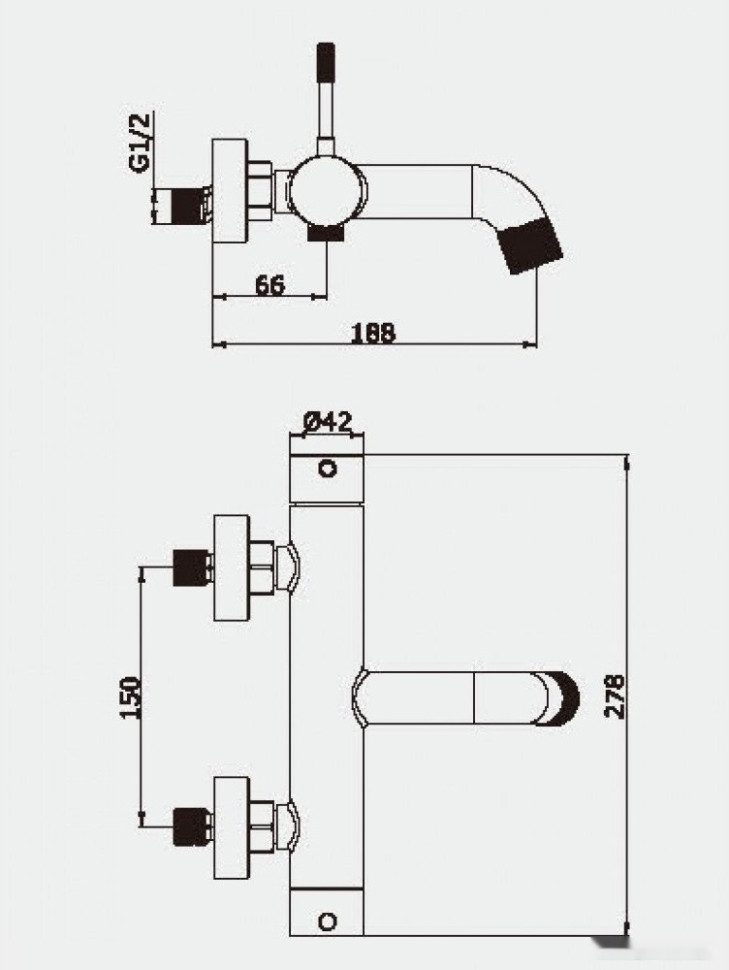 Смеситель Vieir V403531-S Смеситель Vieir V403531-S