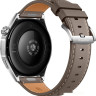 Умные часы Huawei Watch GT 6 46 мм (серебристый, с коричневым кожаным ремешком, международная версия)