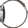 Умные часы Huawei Watch GT 6 46 мм (серебристый, с коричневым кожаным ремешком, международная версия)