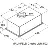 Вытяжка Maunfeld Crosby Light 5028 белый Вытяжка Maunfeld Crosby Light 5028 белый