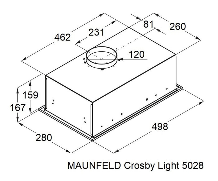 Вытяжка Maunfeld Crosby Light 5028 белый Вытяжка Maunfeld Crosby Light 5028 белый