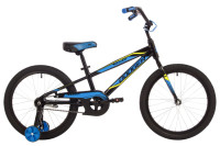 Детский велосипед Novatrack Dodger 20 (черный, 2024)