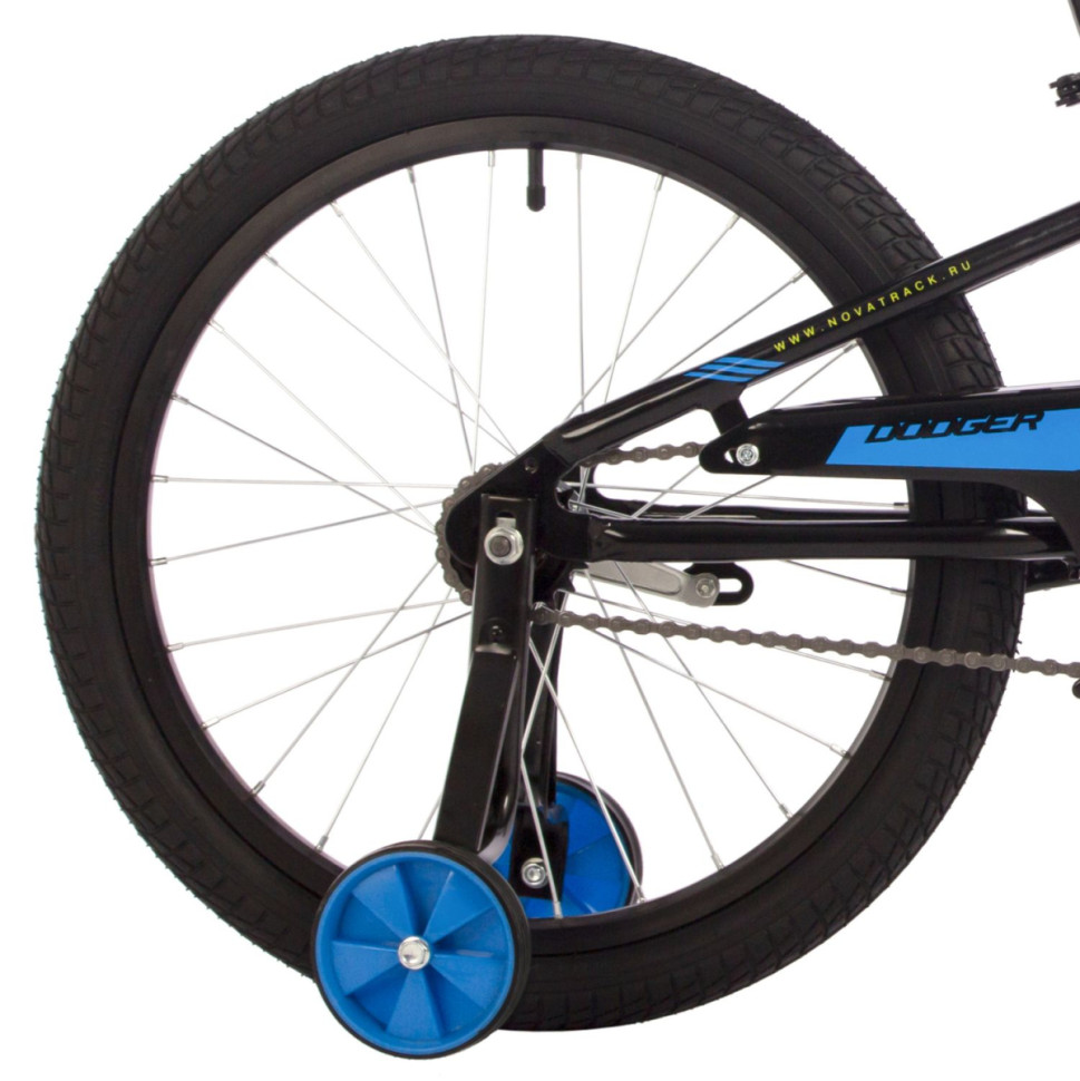 Детский велосипед Novatrack Dodger 20 (черный, 2024) Детский велосипед Novatrack Dodger 20 (черный, 2024)