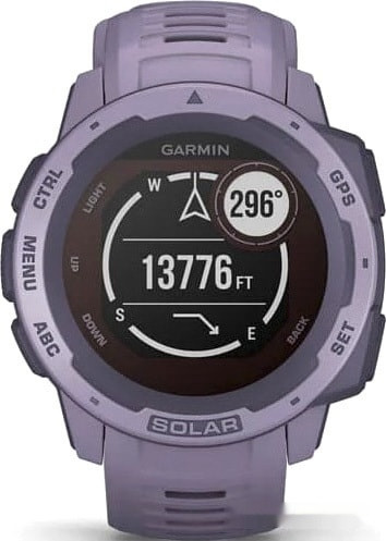 Умные часы Garmin Instinct Solar (орхидея)