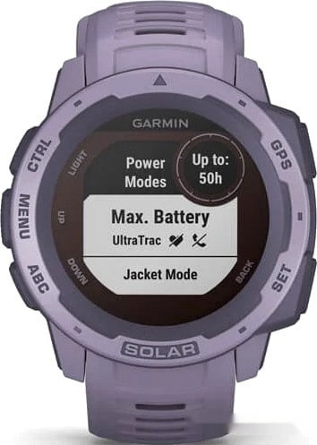 Умные часы Garmin Instinct Solar (орхидея)