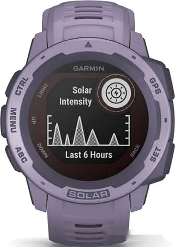 Умные часы Garmin Instinct Solar (орхидея)
