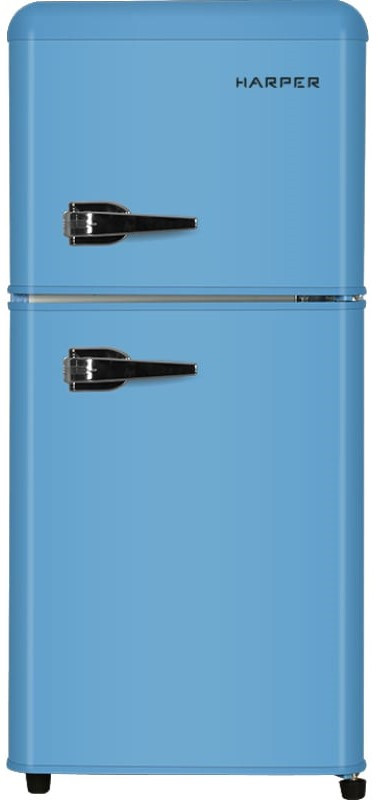 Холодильник с верхней морозильной камерой HARPER HRF-T120M (голубой)