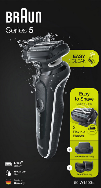 Электробритва мужская Braun Series 5 50-W1500s Электробритва мужская Braun Series 5 50-W1500s