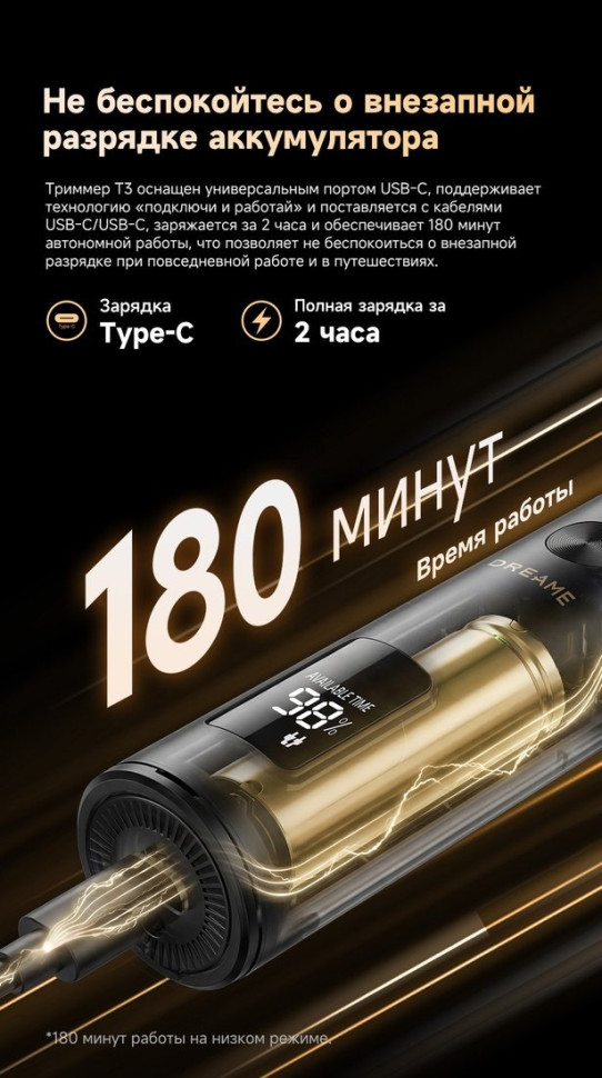 Машинка для стрижки волос Dreame T3 AG01B