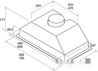 Вытяжка Jet air Viera Lux GR/A/72