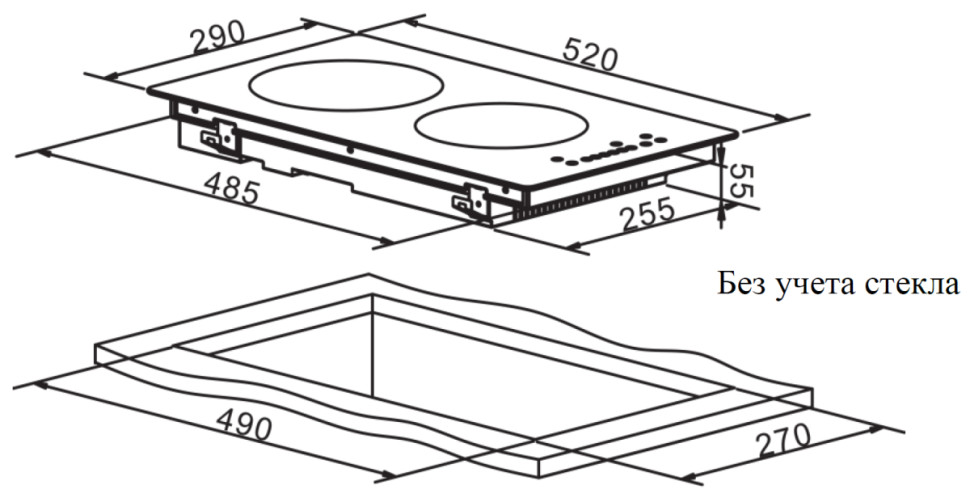 Варочная панель Weissgauff HI 32 BA Варочная панель Weissgauff HI 32 BA