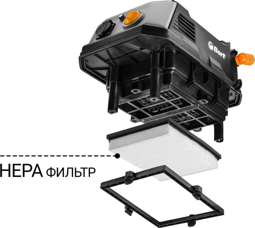 Промышленный пылесос BORT BAX-700