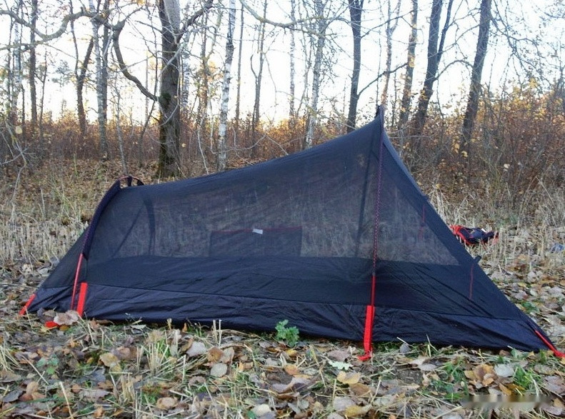 Палатка Tramp Bike 2 V2 (серый) Палатка Tramp Bike 2 V2 (серый)