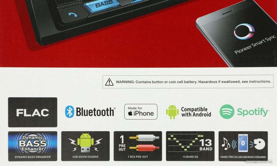 Автомагнитола Pioneer MVH-S325BT