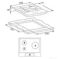 Варочная панель Weissgauff HGG 430 XR
