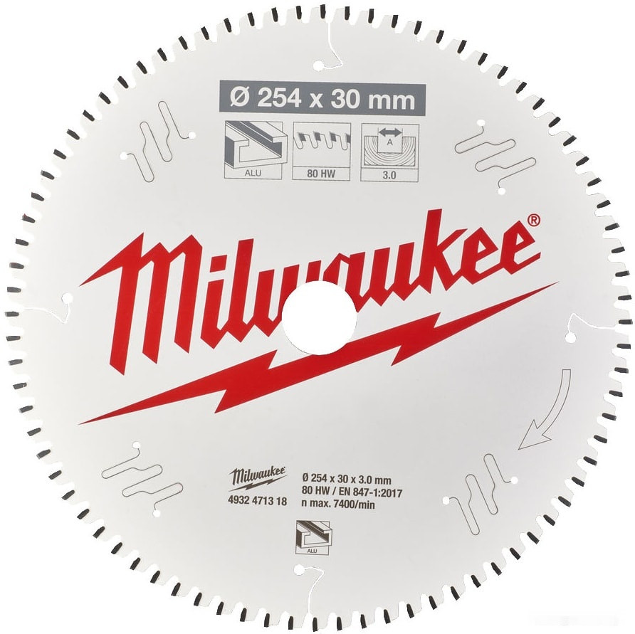 Пильный диск Milwaukee 4932471318