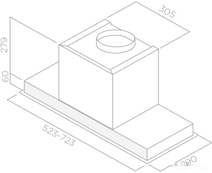 Вытяжка Elica Hidden IX/A/60