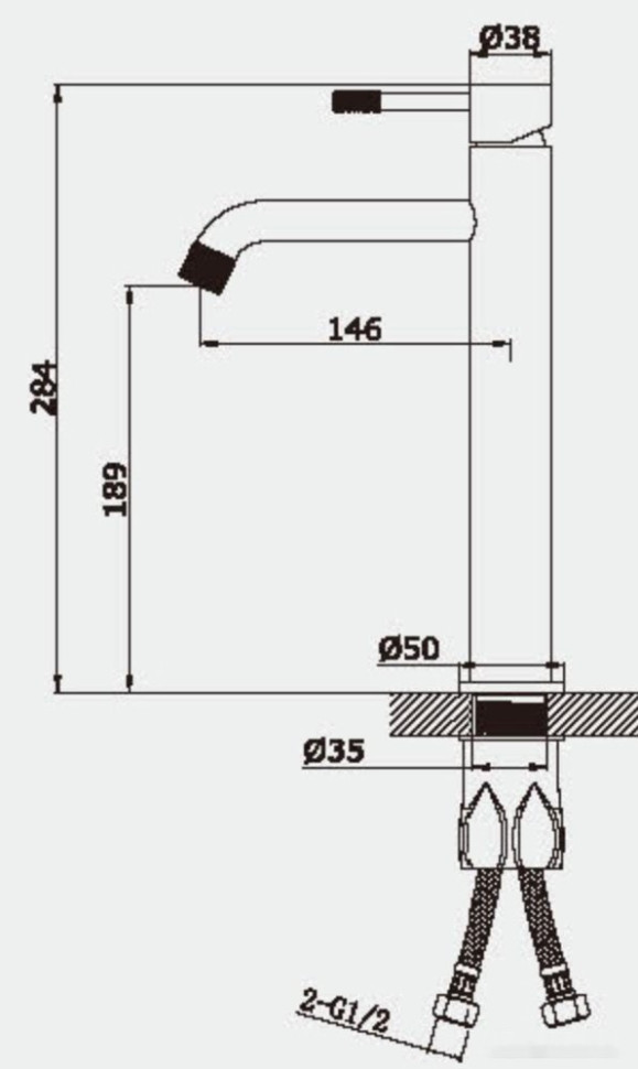 Смеситель Vieir V402512-S