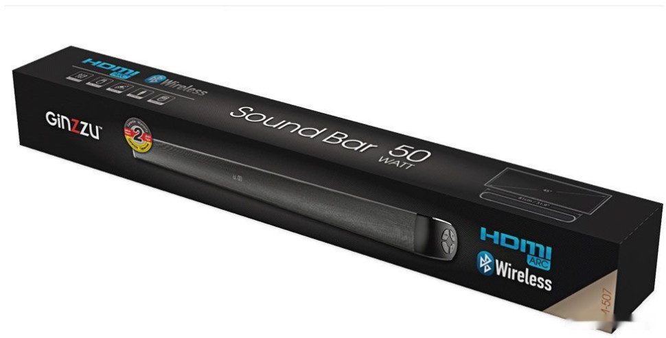Саундбар Ginzzu GM-507 Саундбар Ginzzu GM-507