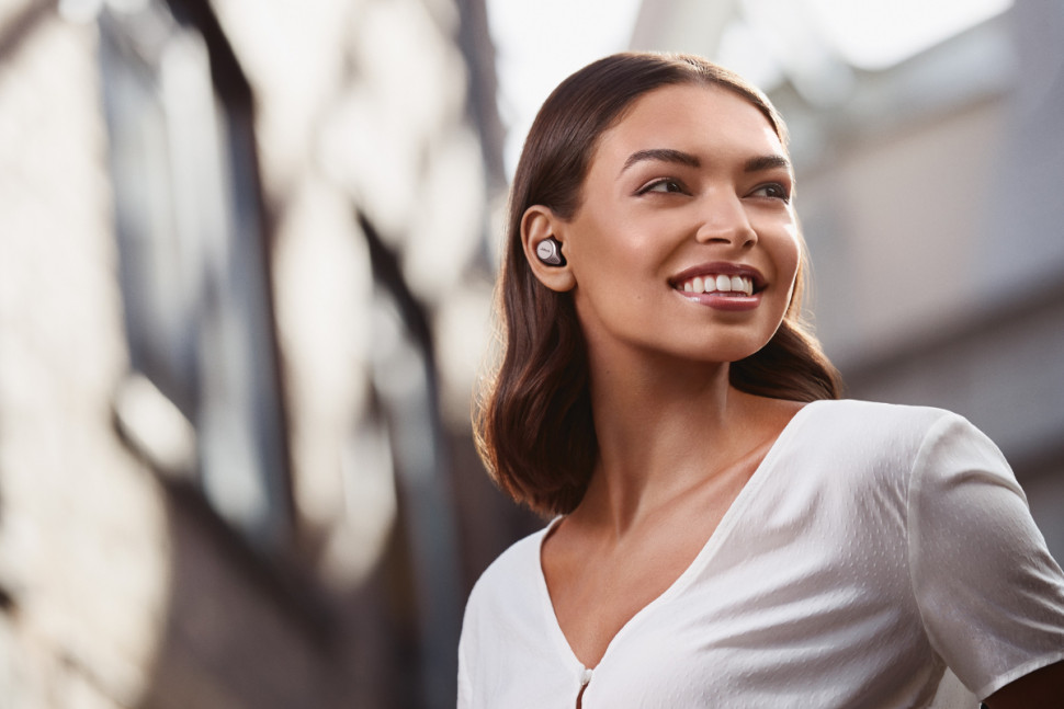 Наушники Jabra Elite 75t (титановый) Наушники Jabra Elite 75t (титановый)