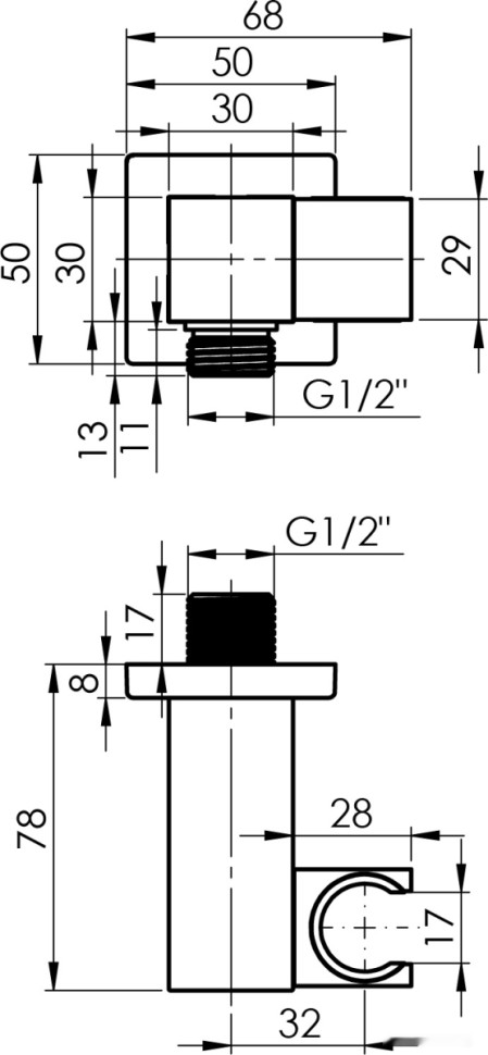 Душевая система Rubineta Thermo-3F-Olo SQ 625040