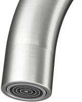 Кухонная мойка Saniteco 6550-R + Spike F9S07011 (сатин, с сифоном, дозатором и коландером)