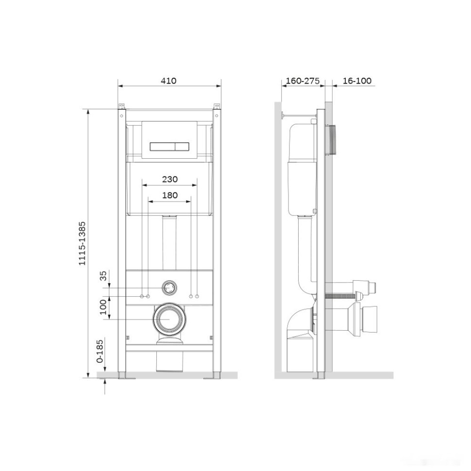 Система инсталляции Am.Pm Start I012703.0251