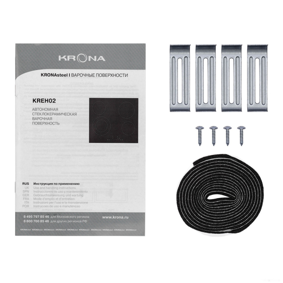 Варочная панель Krona Laurel 60 BL Варочная панель Krona Laurel 60 BL