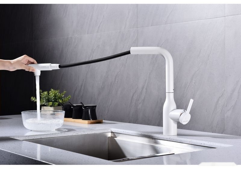 Смеситель Paulmark Viper Vi213105-431 (белый/белый матовый)