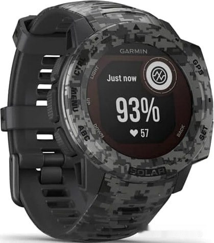 Умные часы Garmin Instinct Solar Camo Edition (графит)