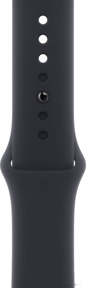 Умные часы Apple Watch Series 9 45 мм (алюминиевый корпус, полуночный/полуночный, спортивный силиконовый ремешок S/M)