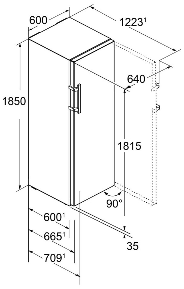 Морозильная камера Liebherr GNef 4335 Морозильная камера Liebherr GNef 4335