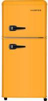 Холодильник с верхней морозильной камерой HARPER HRF-T120M (Orange)