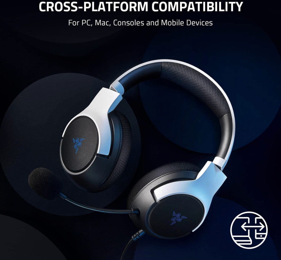 Наушники RAZER Kaira X для PlayStation (белый) Наушники RAZER Kaira X для PlayStation (белый)