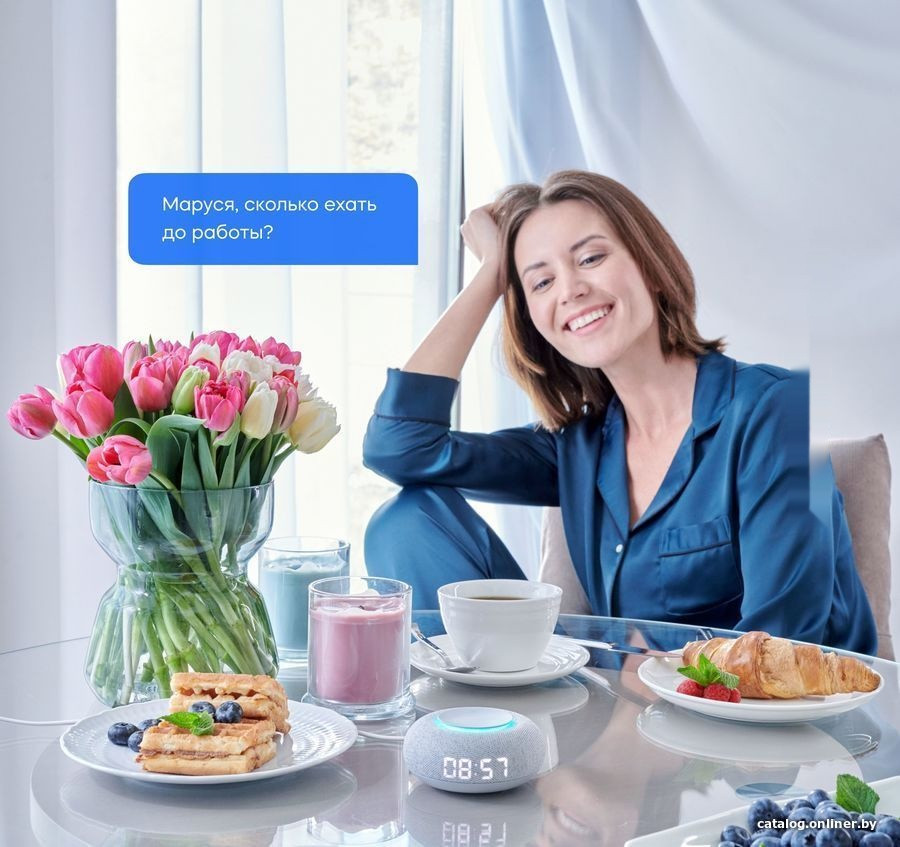 Умная колонка VK Капсула Мини (светло-серый) Умная колонка VK Капсула Мини (светло-серый)