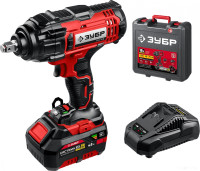 Гайковерт ЗУБР Мастер ГУЛ-410-41 (с 1-м АКБ, кейс)