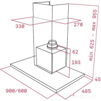 Вытяжка Teka Wish Maestro Ultraslim DLH 686 T