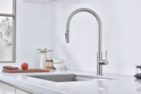 Смеситель Paulmark Senso Se215180-BS (стальной/нержавеющая сталь)