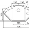 Кухонная мойка Elleci Easy CORNER M70 Ghisa