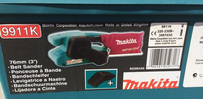 Шлифовальная машина Makita 9911K Шлифовальная машина Makita 9911K